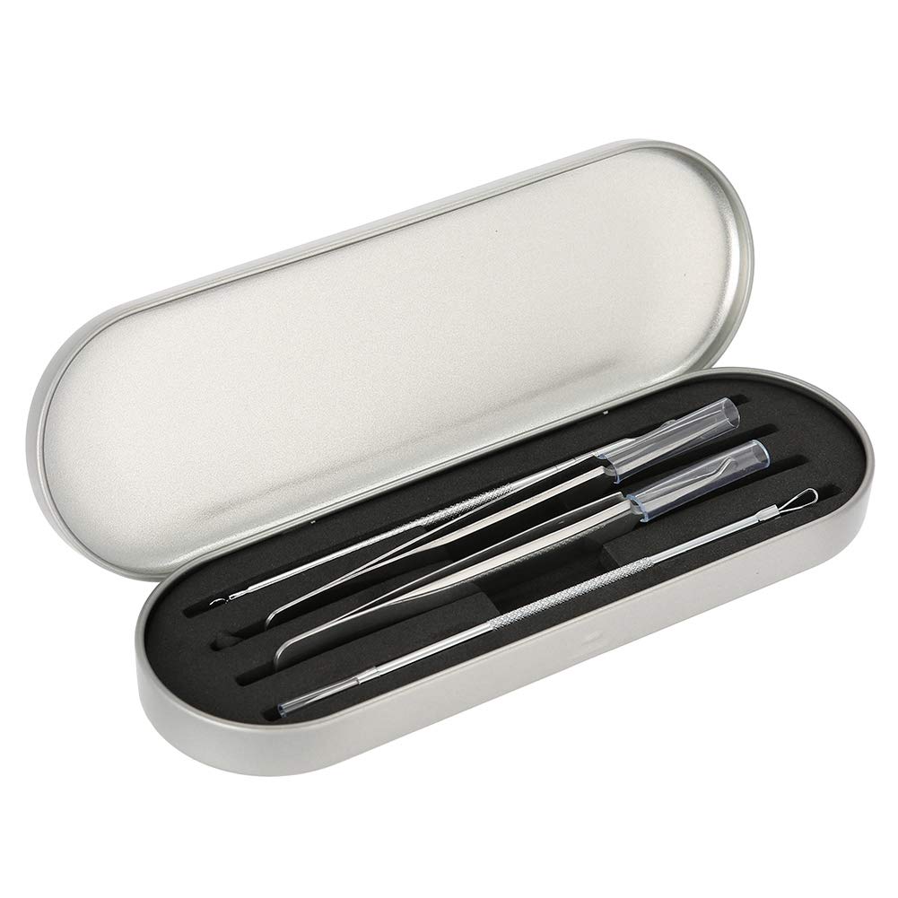 Sonew Silver Eyelash Tool Storage Box