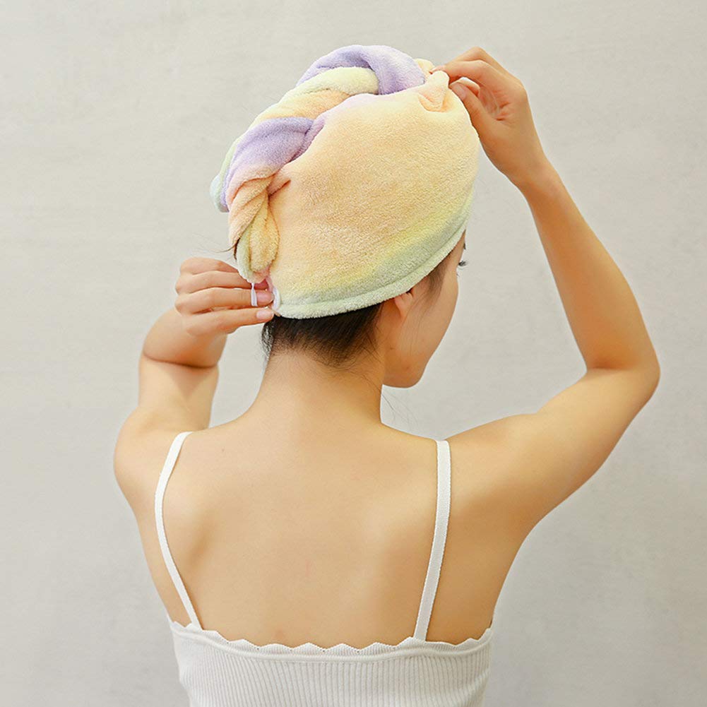 TYONMUJO Microfiber Hair Drying Wrap Towel for Women