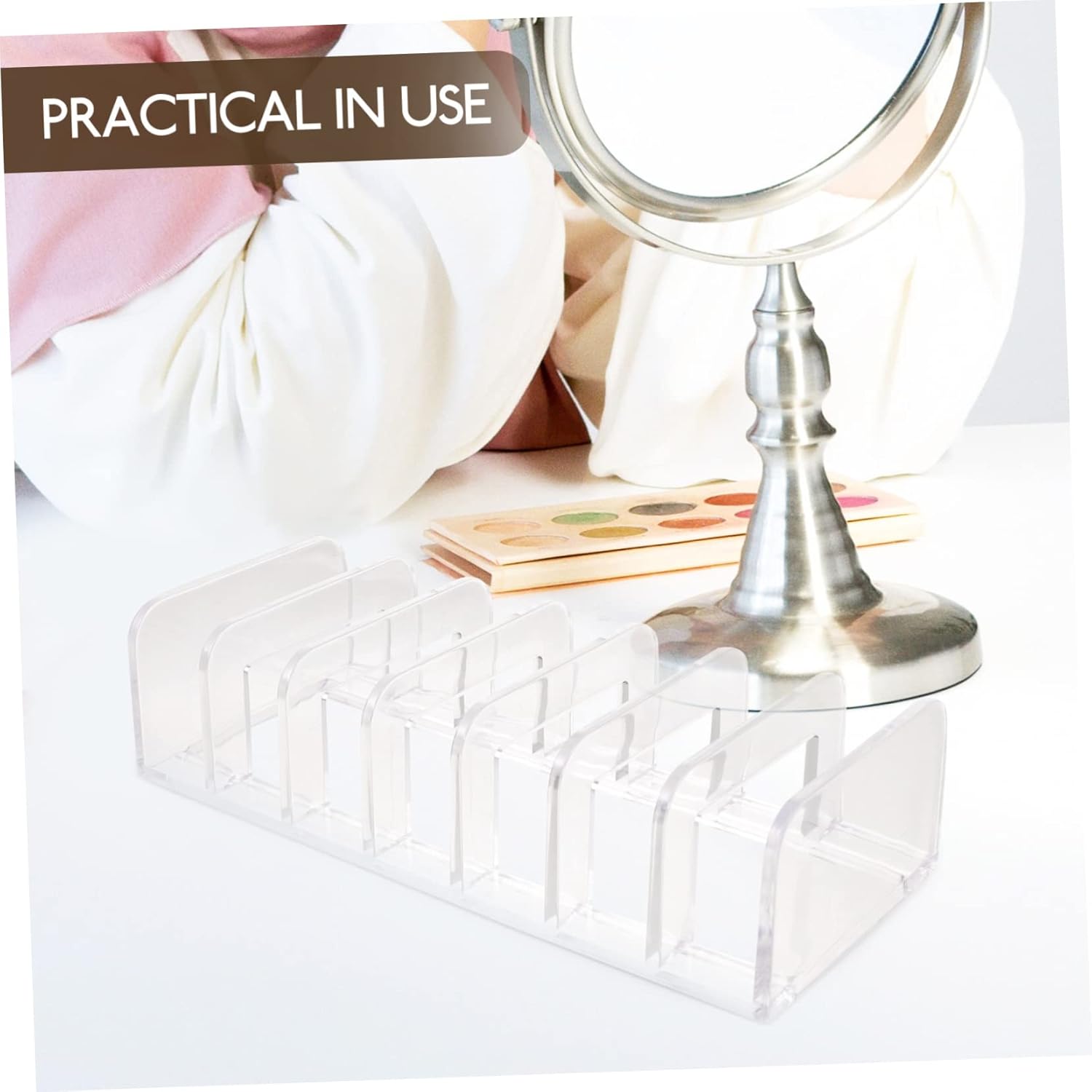 EXQUIMEUBLE Makeup Organizer for Shadow and Cosmetics