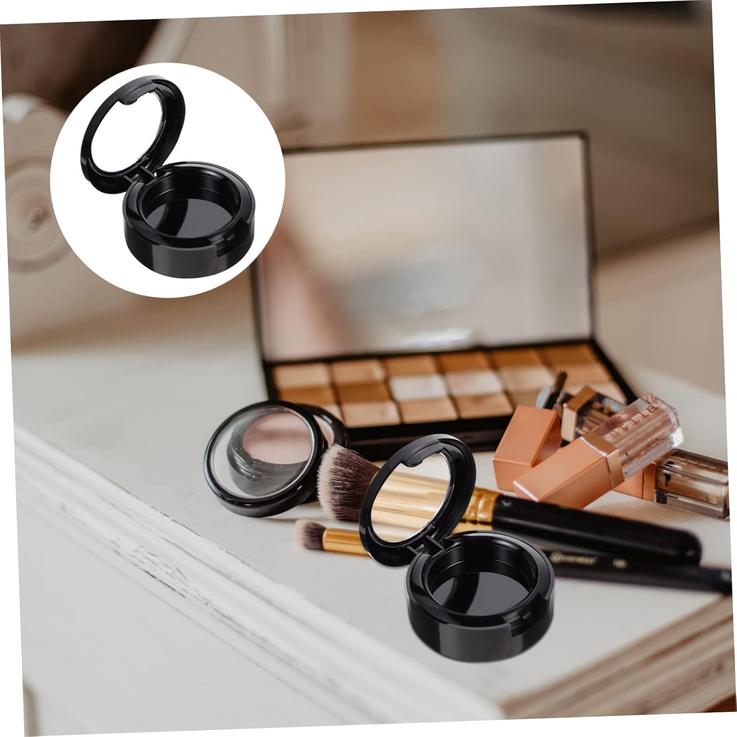 8PCS Skisuno Eyeshadow Organizer Case White