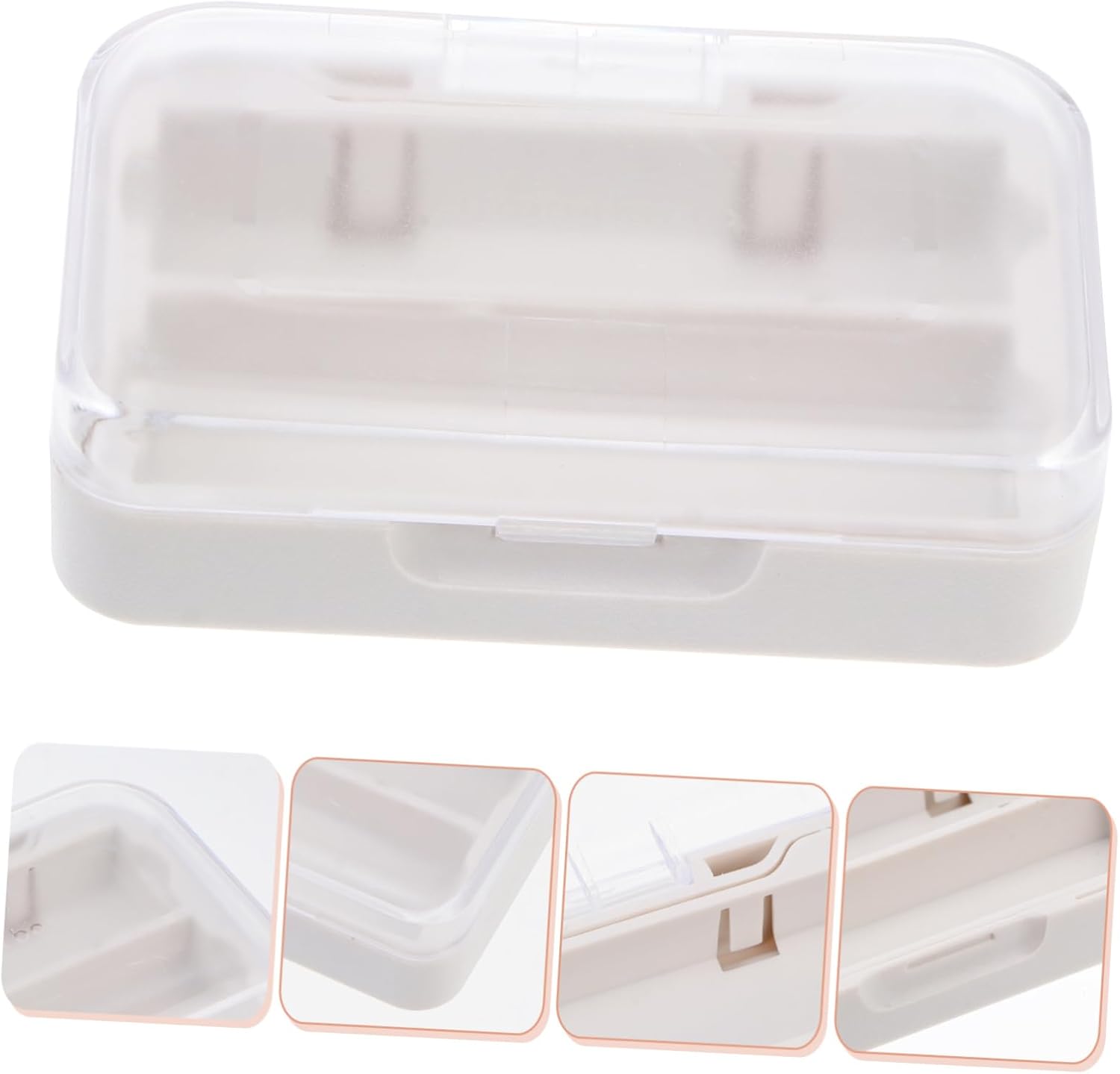 VICASKY Makeup Storage Box with Mirror Organizer