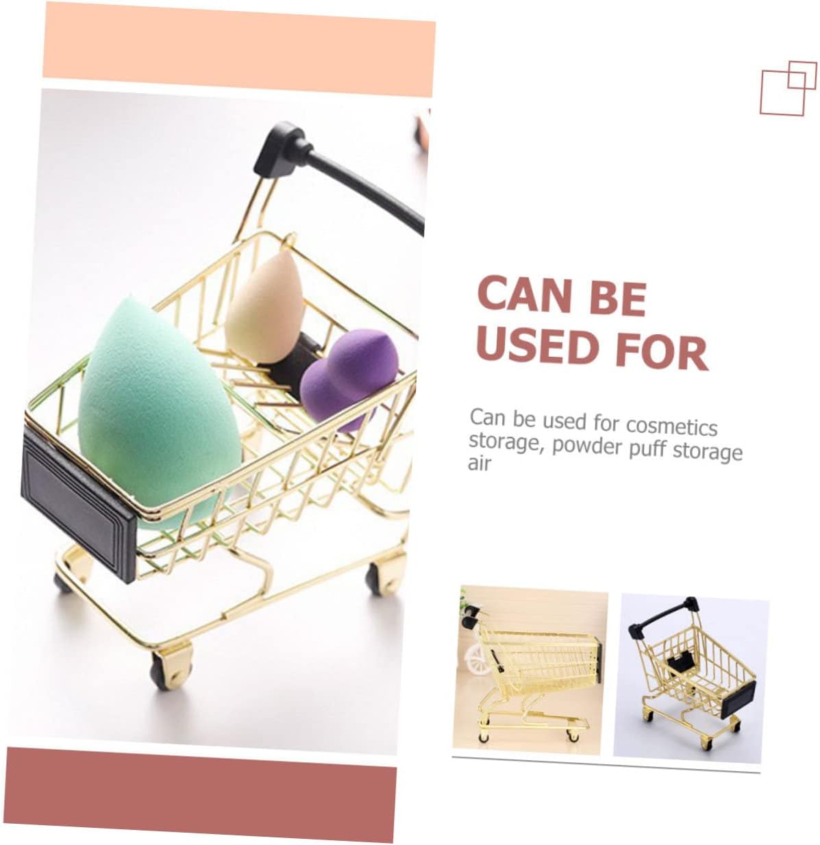 Makeup Sponge Holder Yellow Storage Rack