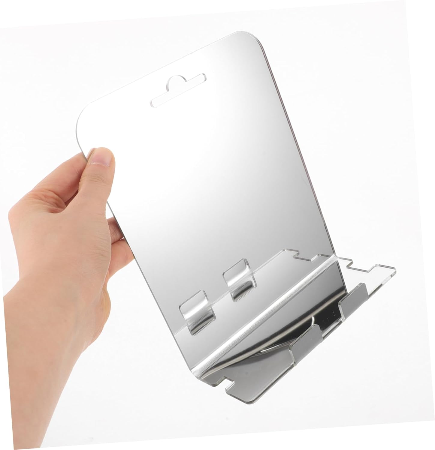 Cabilock Fogless Shower Mirror with Shelf and Hooks 1