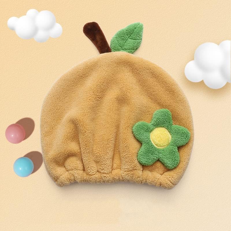 Foyadi Hair Drying Towel for Kids Girls with Cute Cartoon Design 1