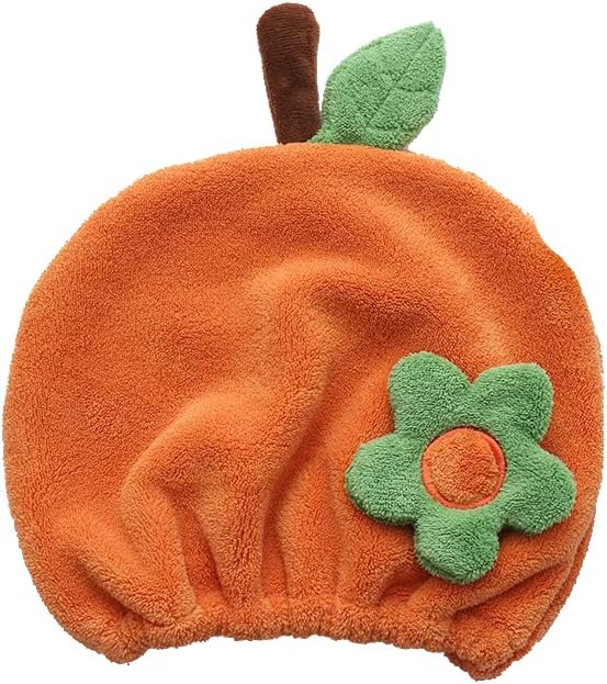 Foyadi Hair Drying Towel for Kids Girls with Cute Cartoon Design