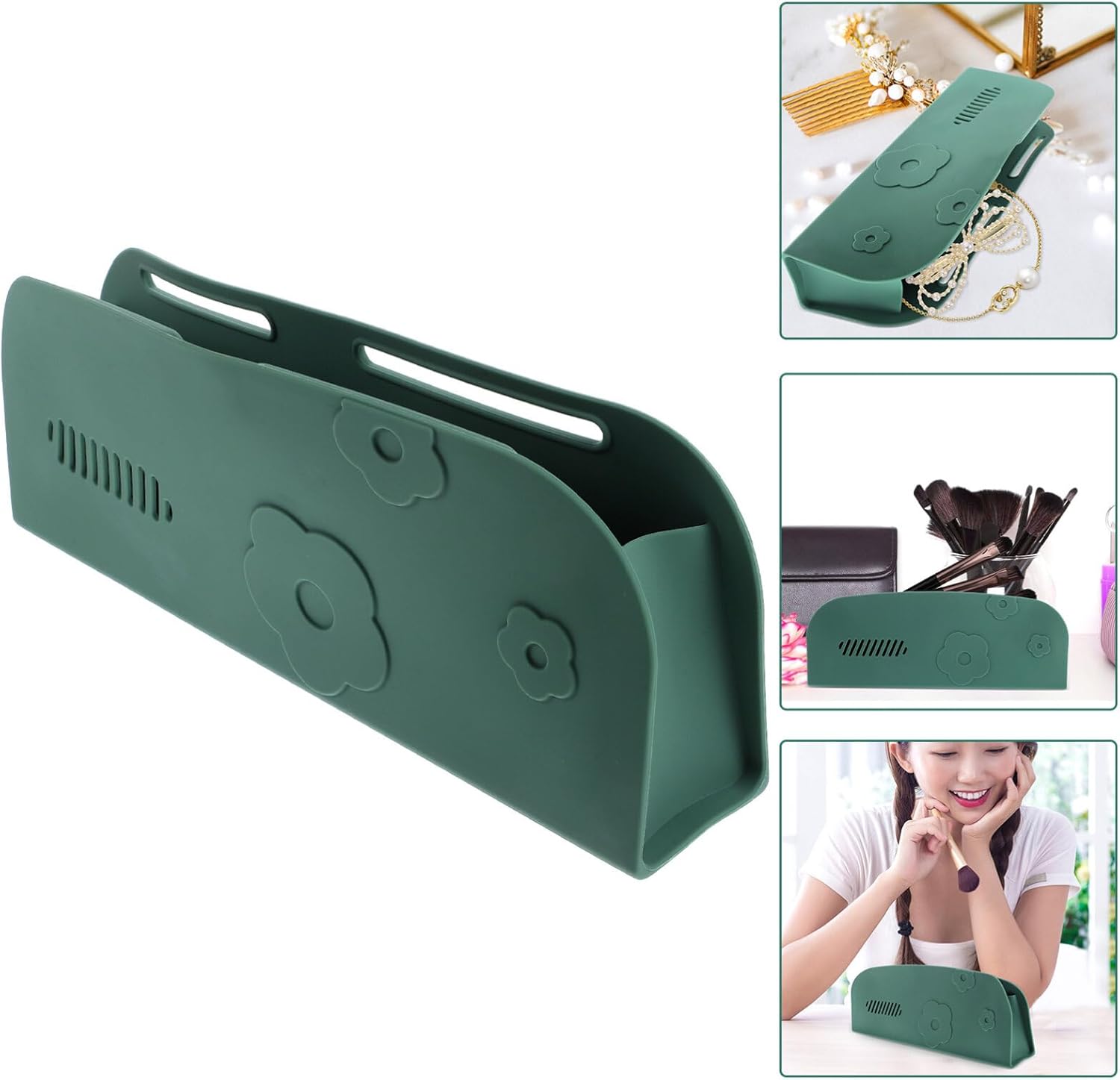 Ipetboom Portable Silicone Makeup Brush Case for Travel and Daily Use