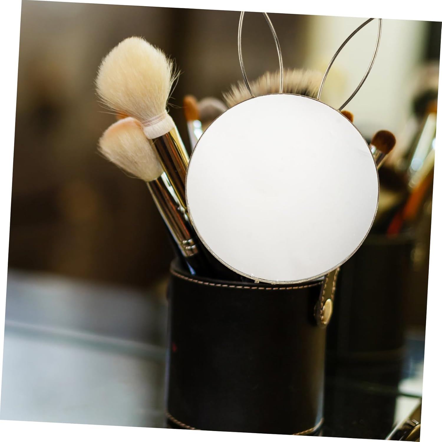 LIFKOME Wall Mounted Rabbit Ear Makeup Mirror