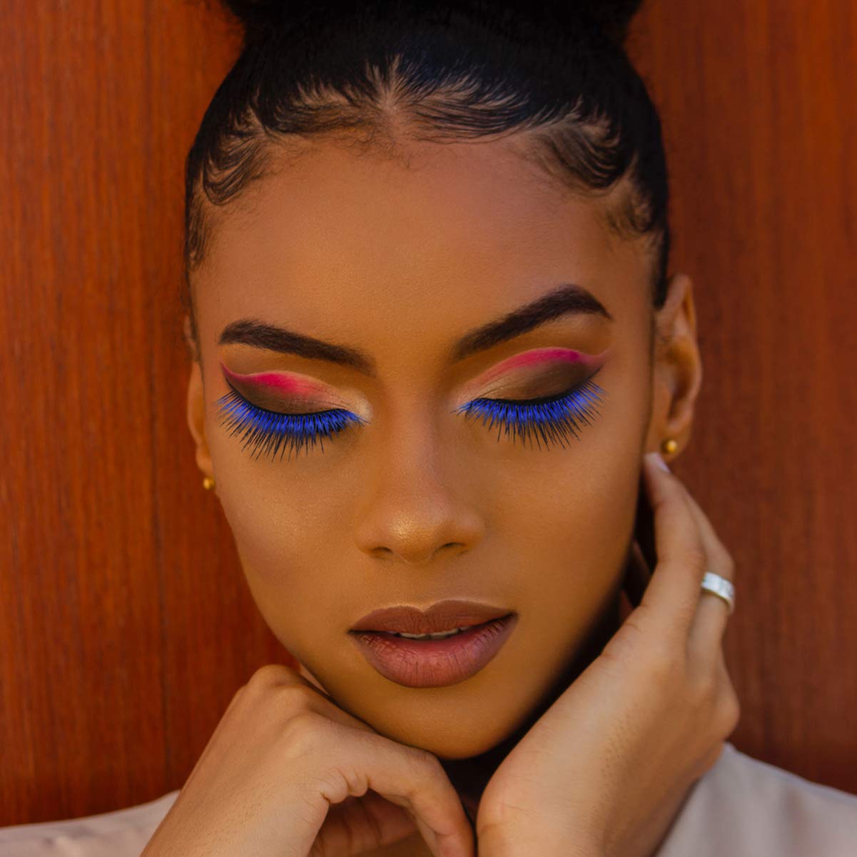 Beaupretty 3 Pairs 3D Colored False Eyelashes