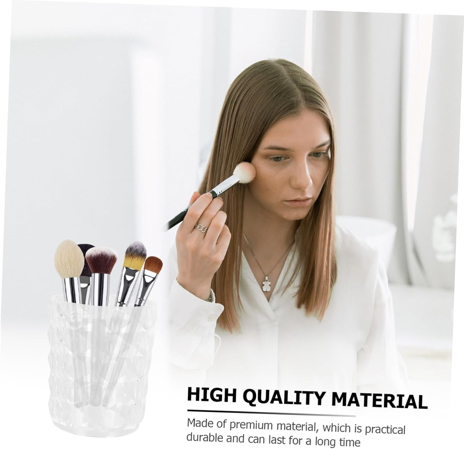 MAGICLULU Clear Cosmetic Storage Box for Makeup Tools