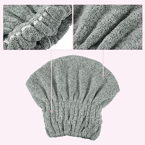 VOCOSTE Charcoal Fiber Hair Dry Cap Lightweight and Strong Absorbent
