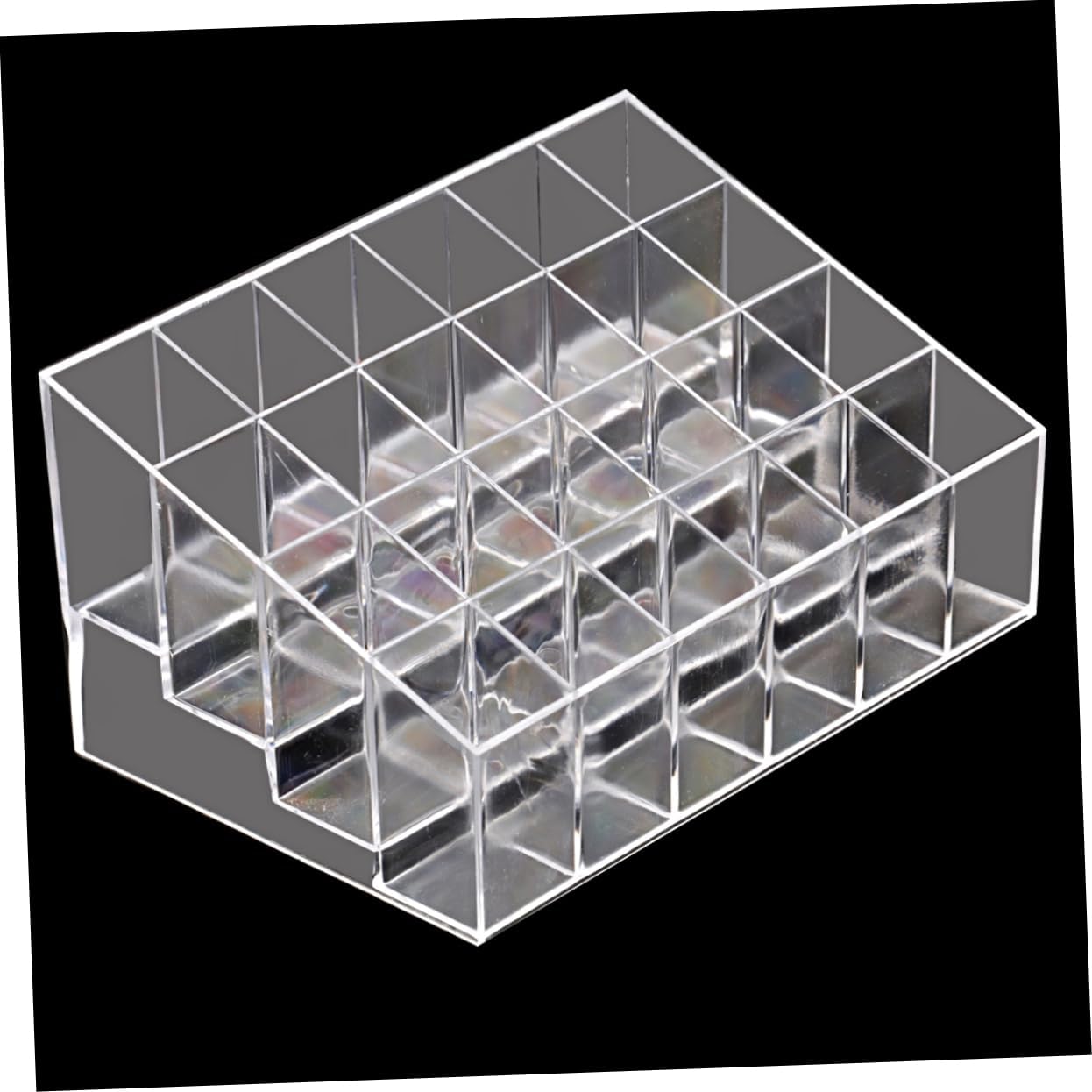 SAFIGLE Clear Acrylic Lipstick Display Organizer 24 Compartments