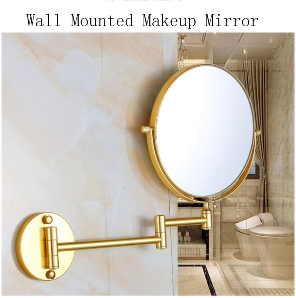 LCARY Wall Mounted Makeup Mirror with 3X Magnification