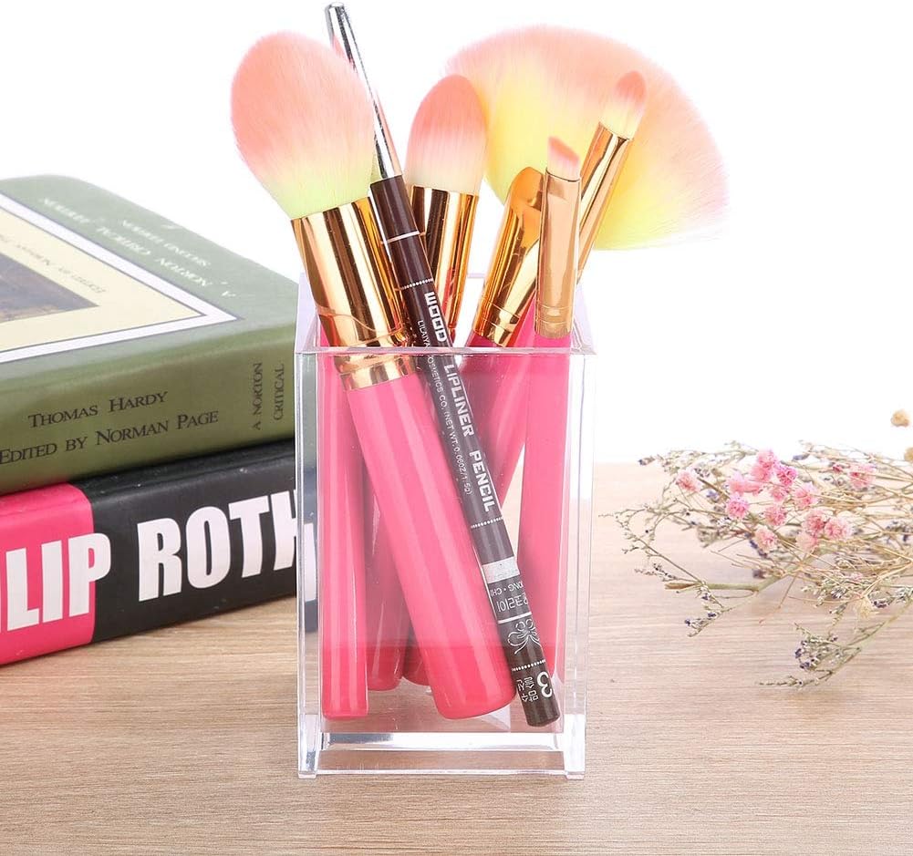 MAVIS LAVEN Makeup Brush Organizer Case Transparent 1 Compartment Storage