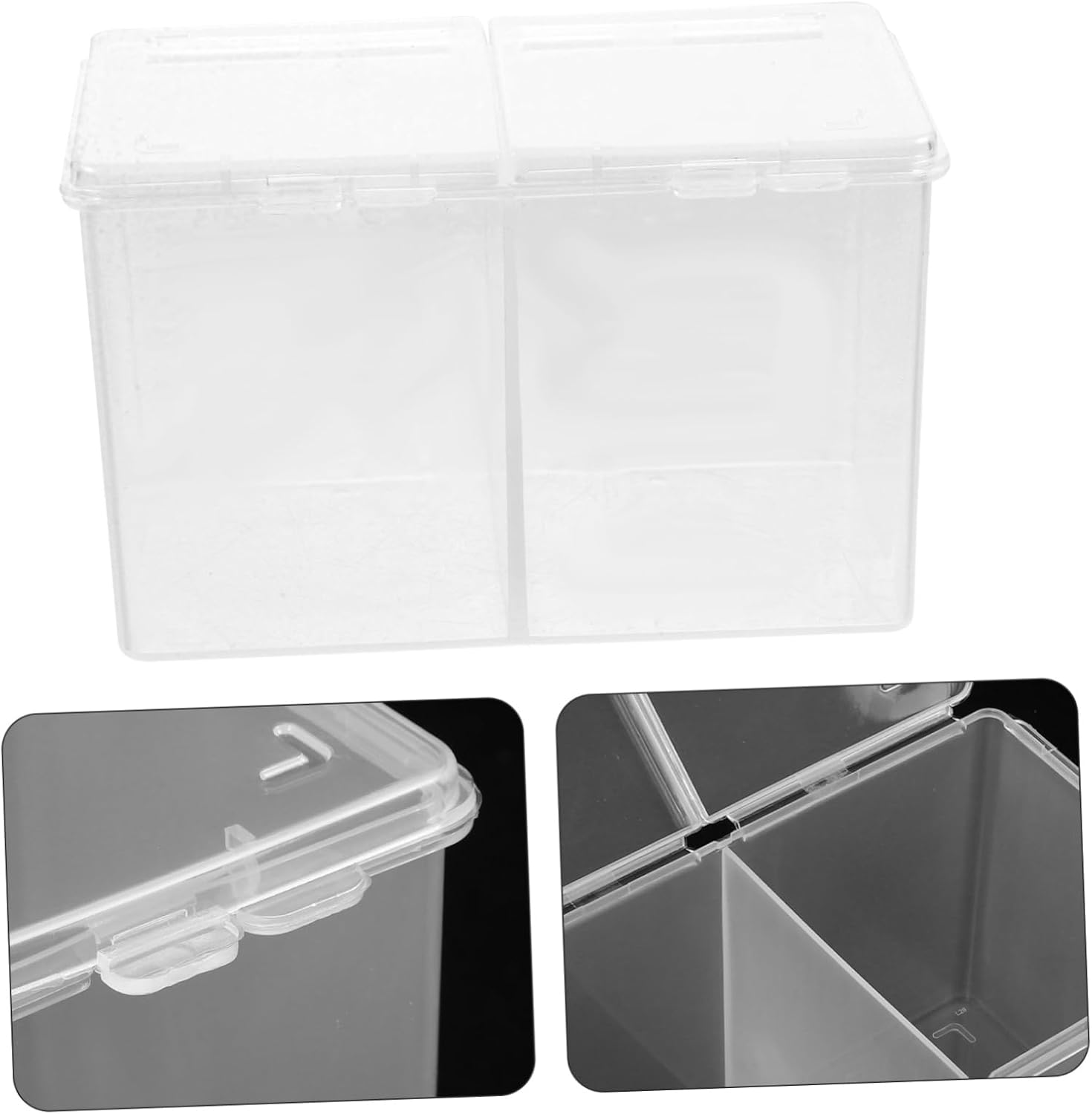 TOVINANNA Plastic Cotton Pads Storage Box