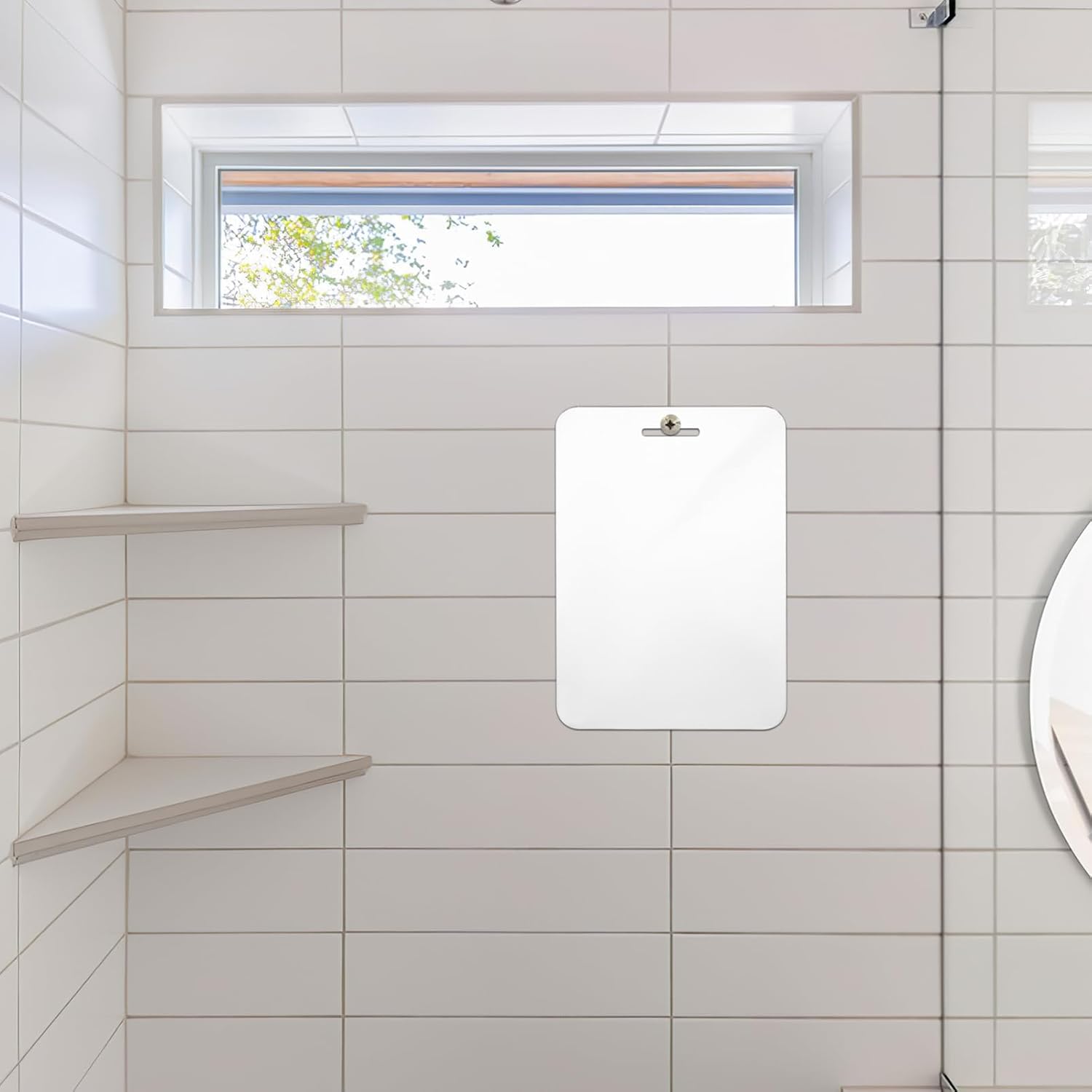 Fogless Mirror for Shower 30x20cm Acrylic