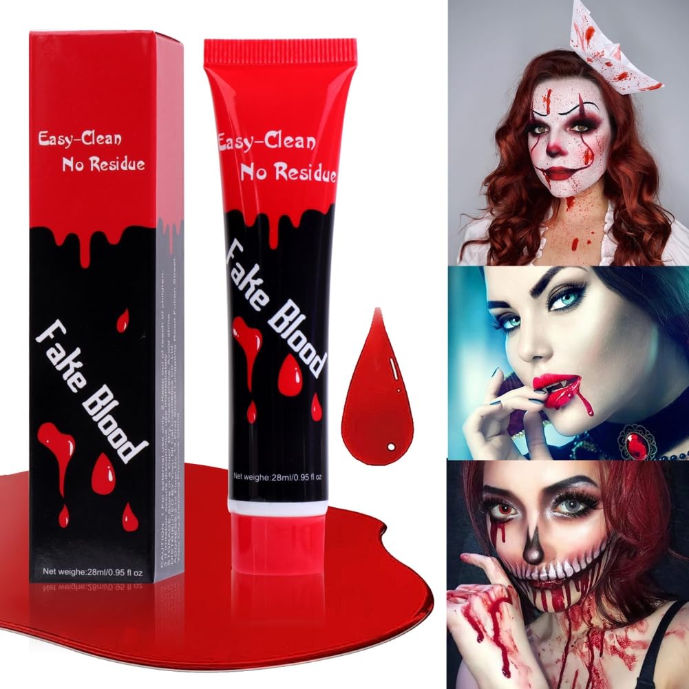 Wenrny Halloween Blood Makeup Kit 3 Pcs