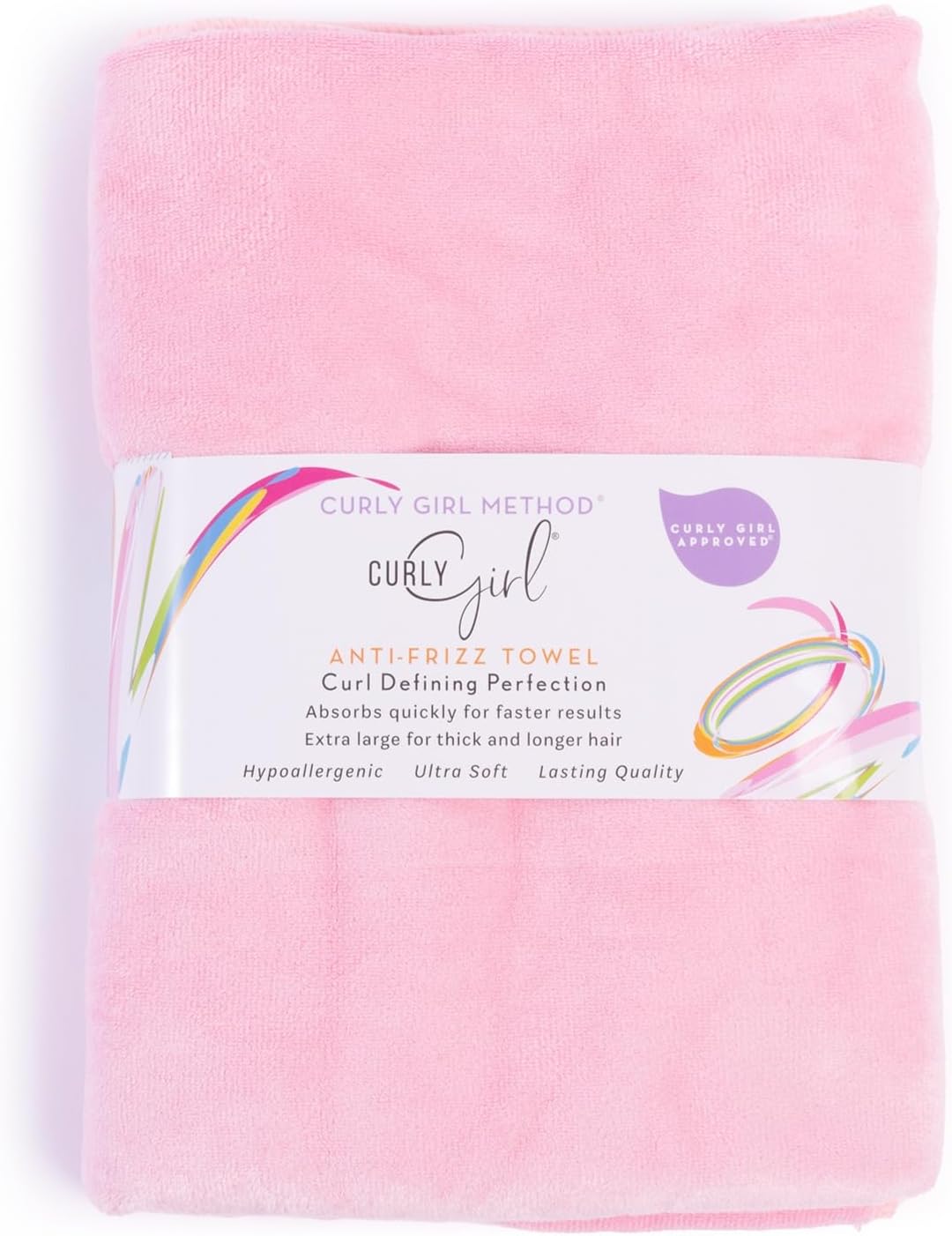 Curly Girl Microfiber Hair Drying Towel for Women with Curls