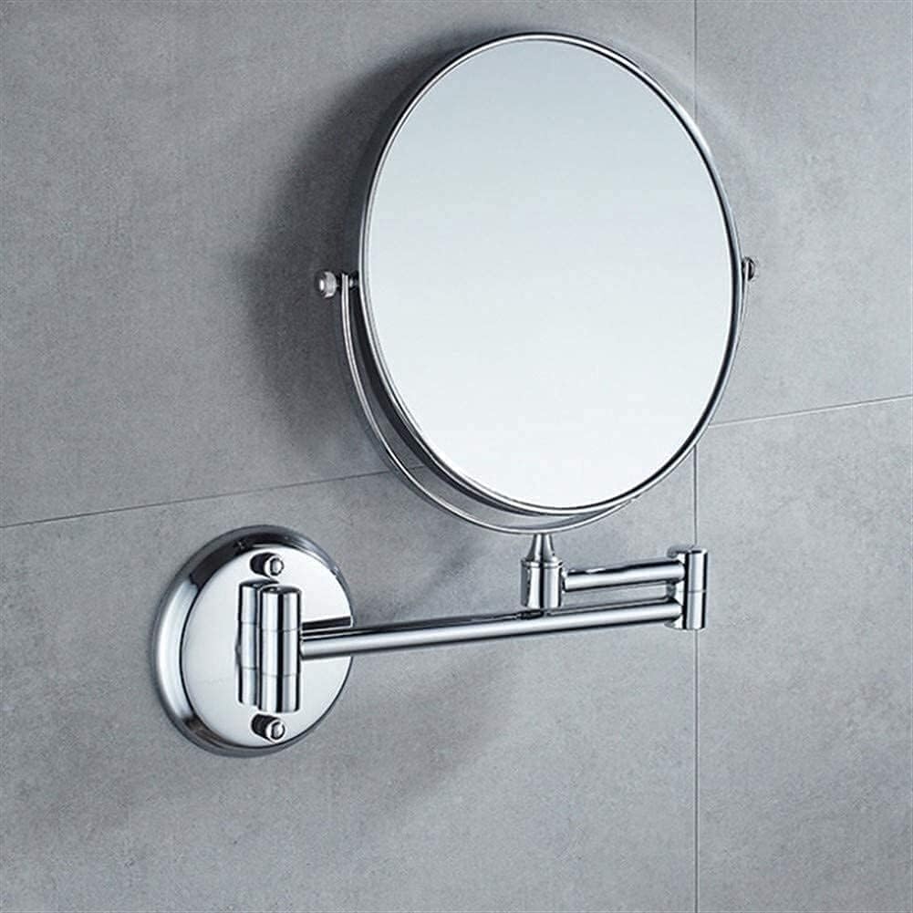 Bleslin Double-Sided 7X Magnifying Wall Mirror with 360 Swivel