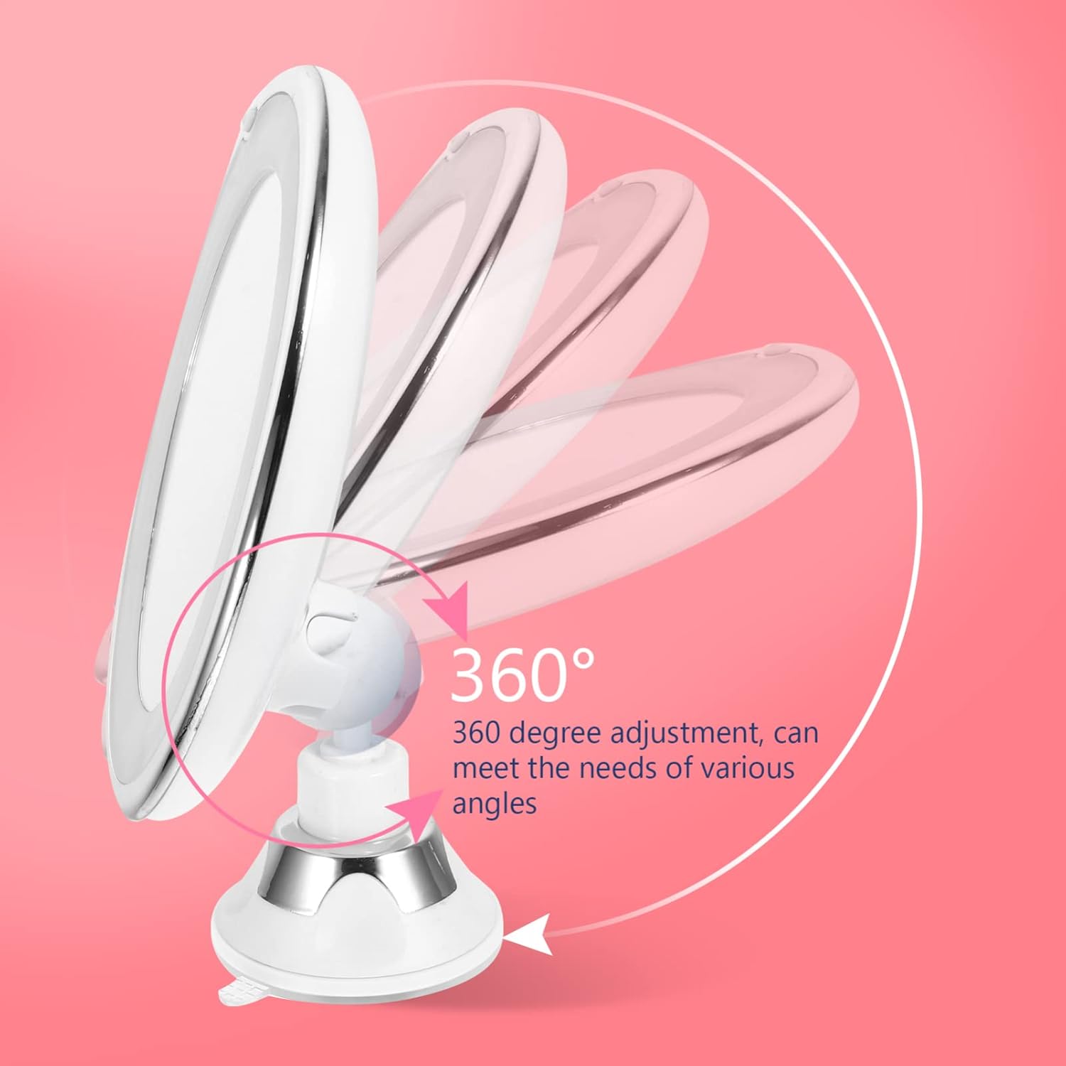 Angoily 10x Magnification LED Makeup Mirror for Women