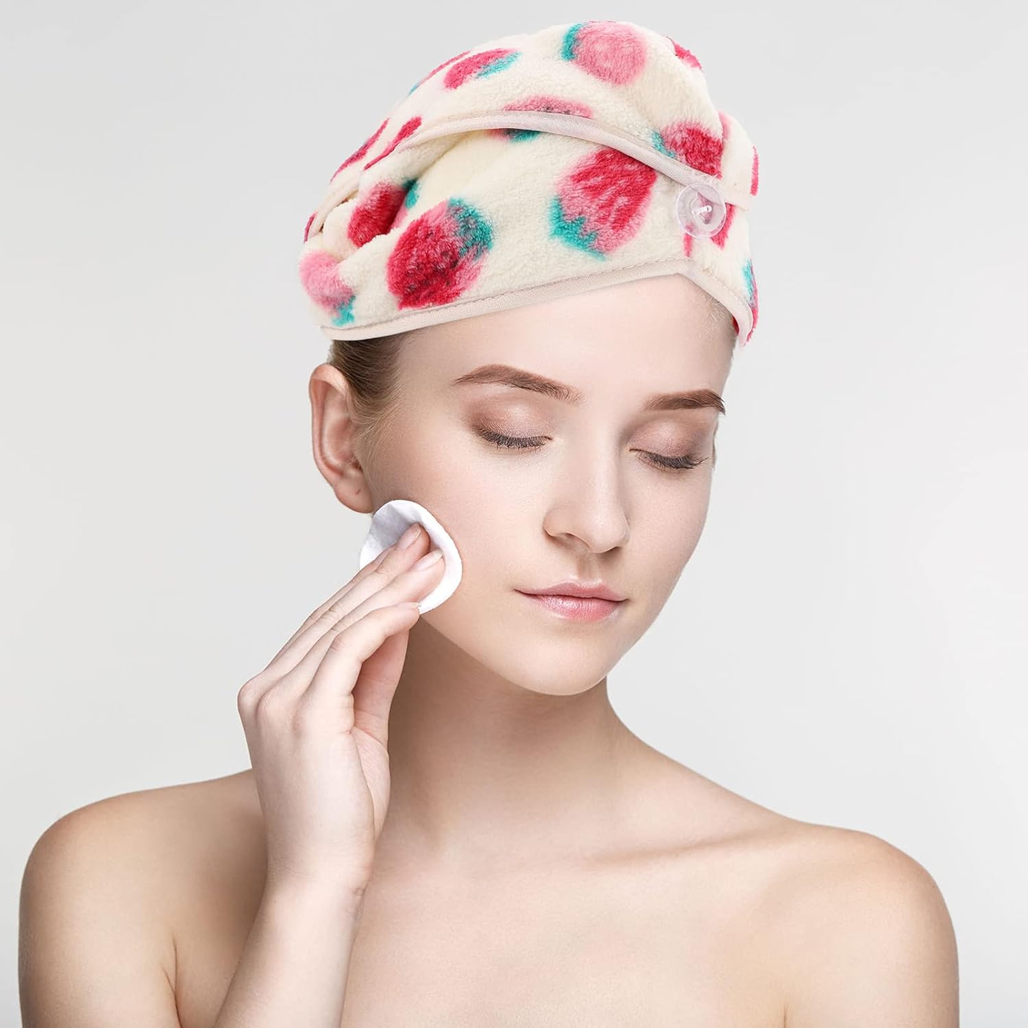 Healifty Hair Towel Wrap Quick Dry Bath Hat