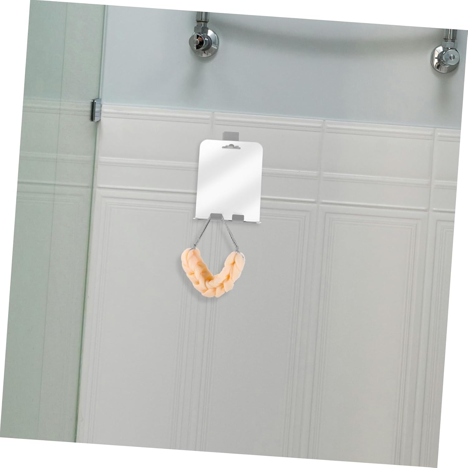 Cabilock Anti-Fog Shower Mirror with LED and Hook Holder