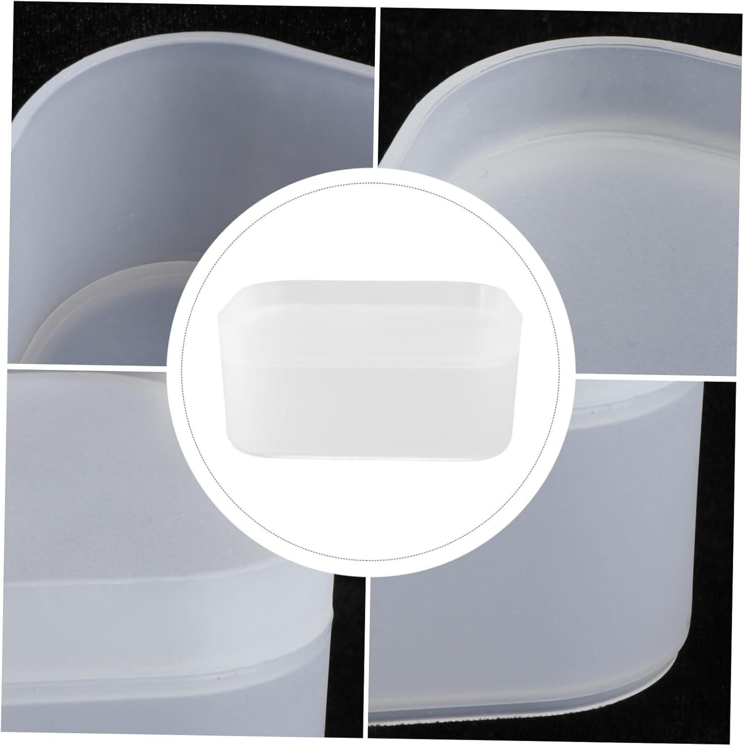 Healeved 1Pc Transparent Cosmetic Storage Box 1