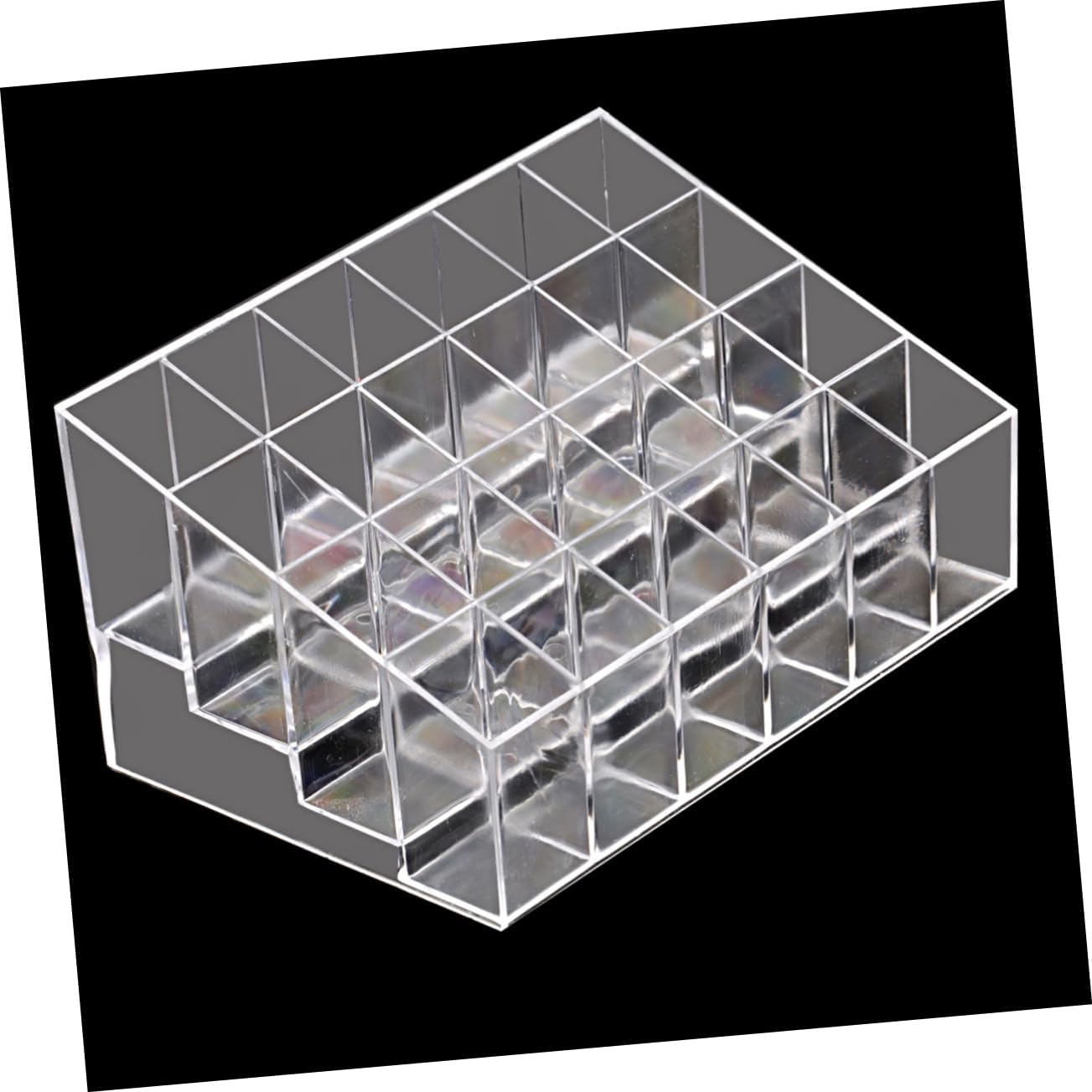Slot Clear Acrylic Lipstick Organizer for Cosmetics Display