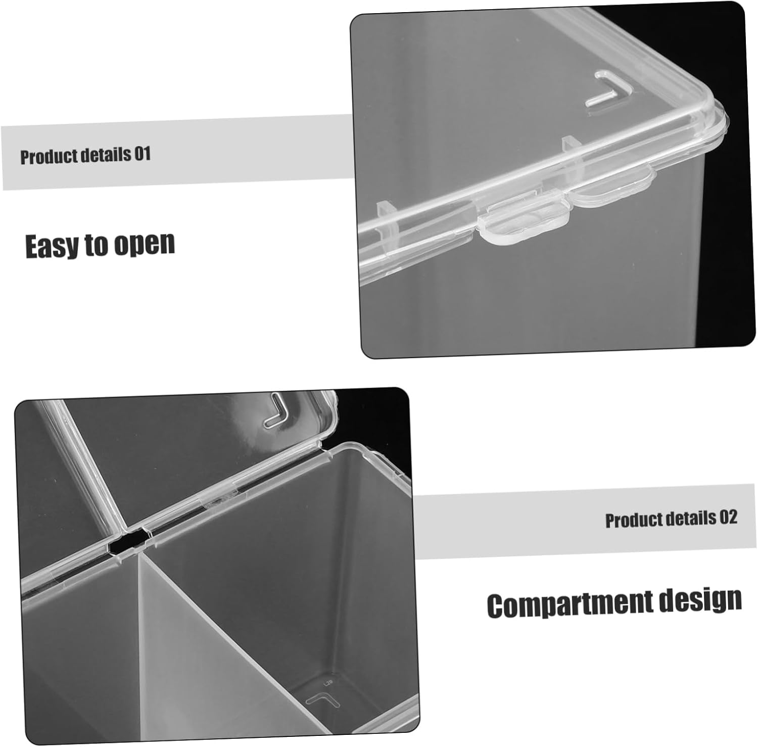 Healeved Cotton Pads Storage Organizer Case