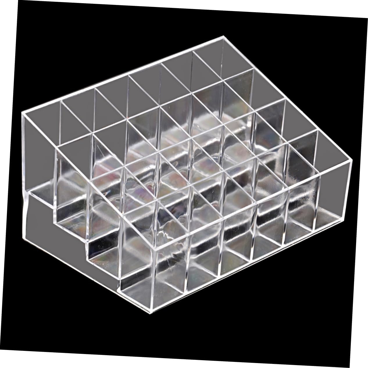 IWOWHERO 24-Slot Acrylic Lipstick Display Stand