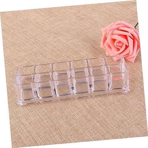 HONMEET Acrylic Lipstick Display Rack 12 Slot Organizer