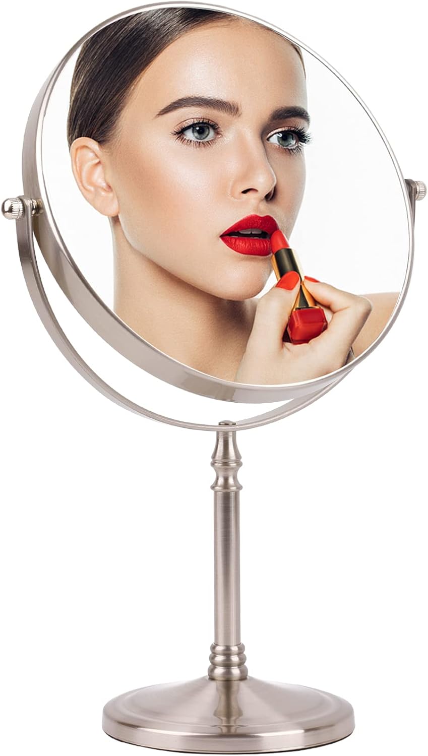 Ohotecy 8 Double-Sided Magnifying Mirror with 1X10X Magnification