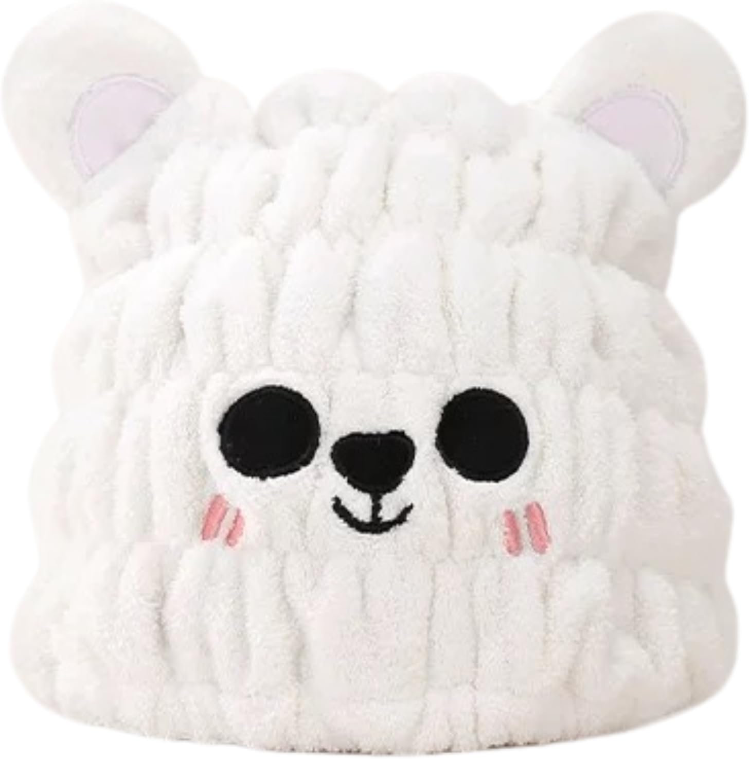 LCBD Microfiber Hair Dry Cap for Kids - Snow Bear Design