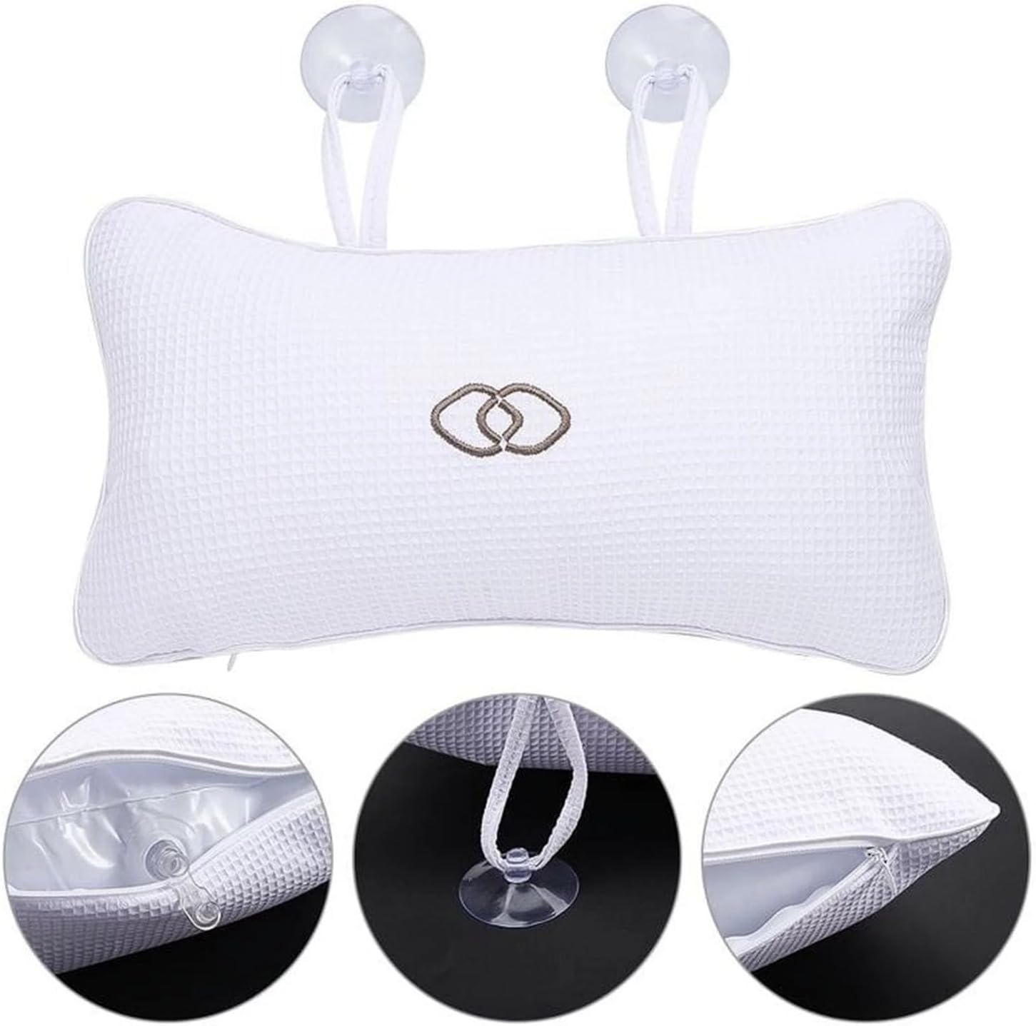 Gooddyiyukey Inflatable Bath Pillow Set