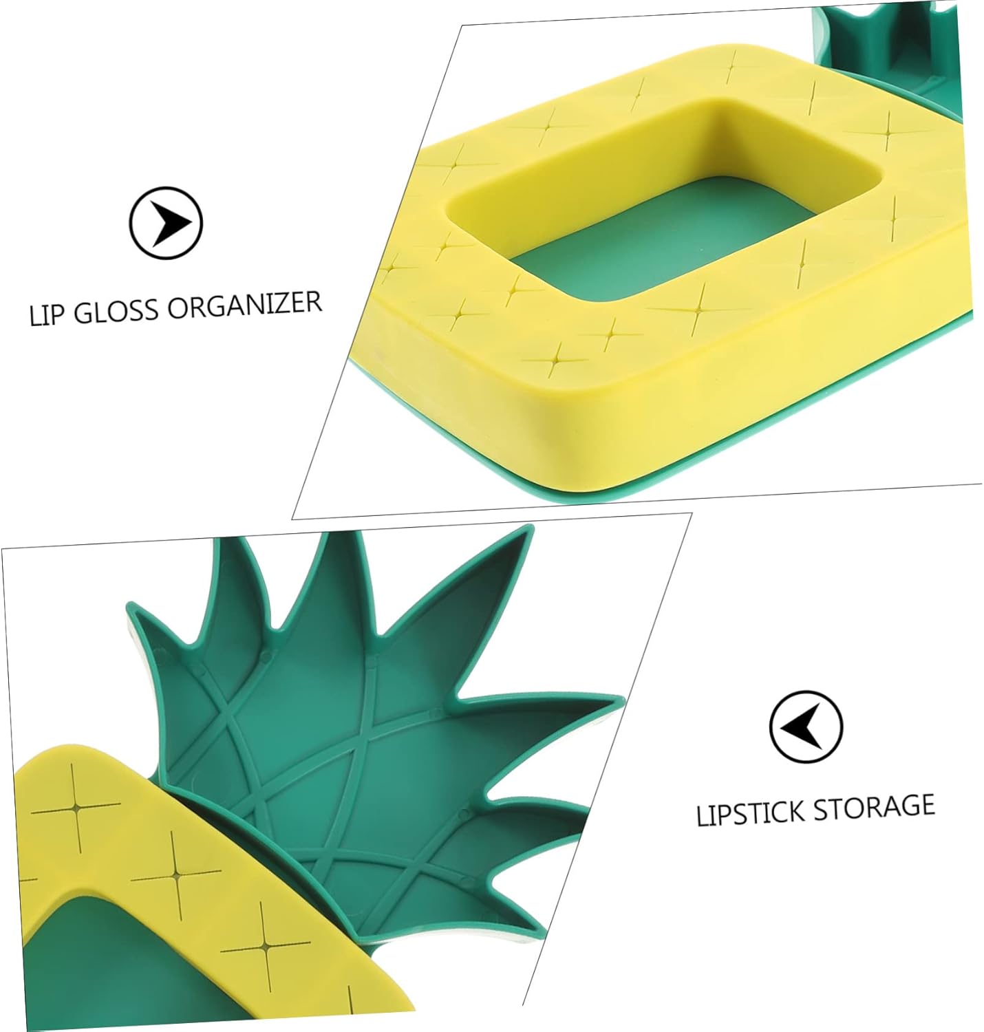 BESTYASH Silicone Lip Gloss Organizer Pineapple Design