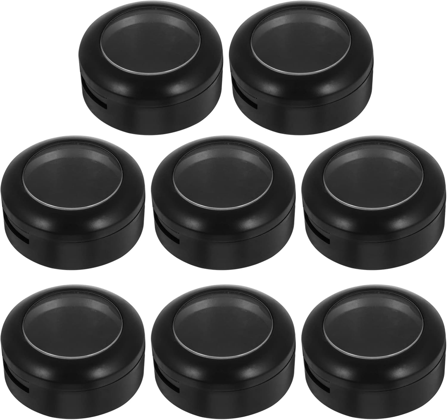 SAFIGLE 8Pcs Durable Plastic Eyeshadow Compact Case