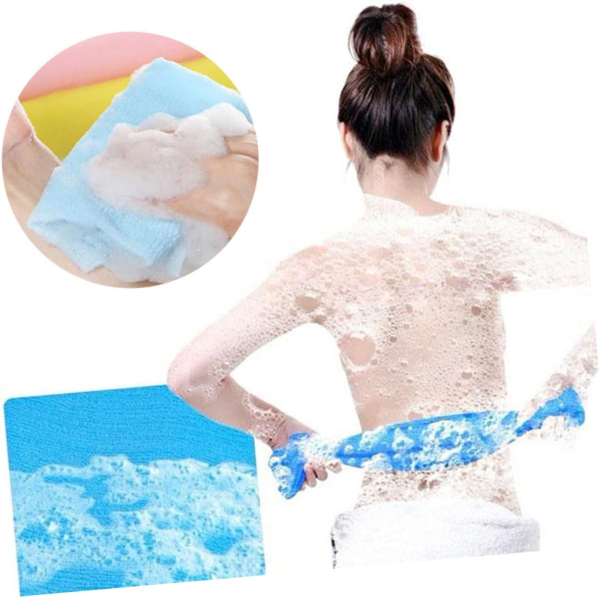 Nylon Exfoliating Bath Towel Set for Skin Care