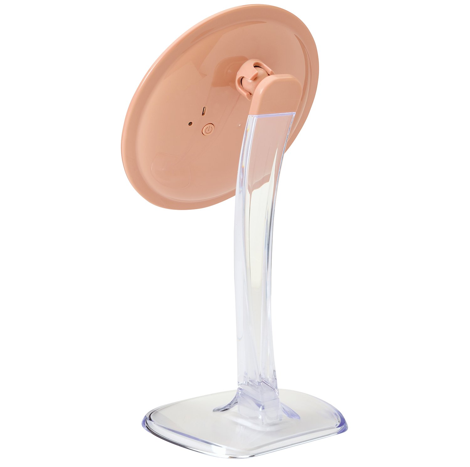 JERDON Lighted Makeup Mirror with 5X Magnification
