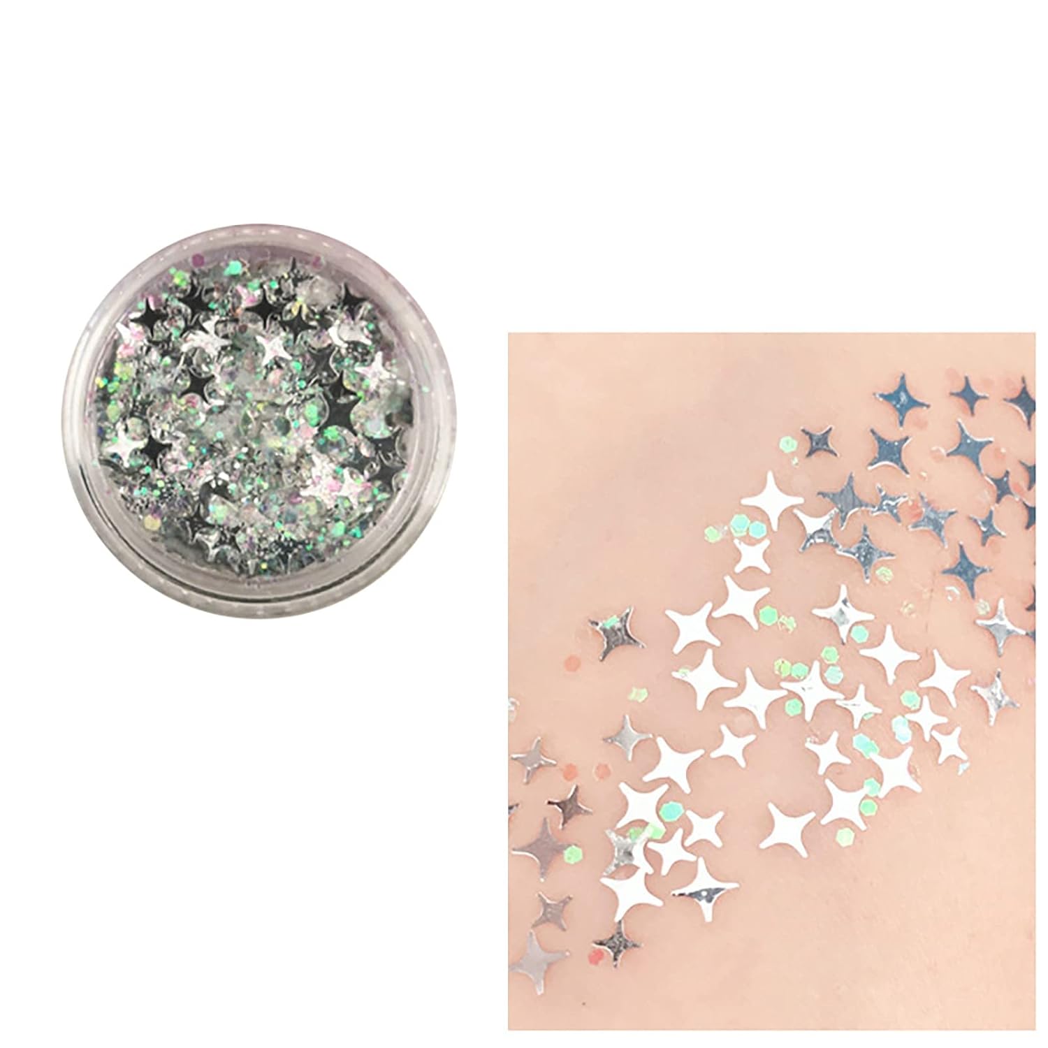 KEEADI Body Glitter Gel Sequins for Concerts and Festivals