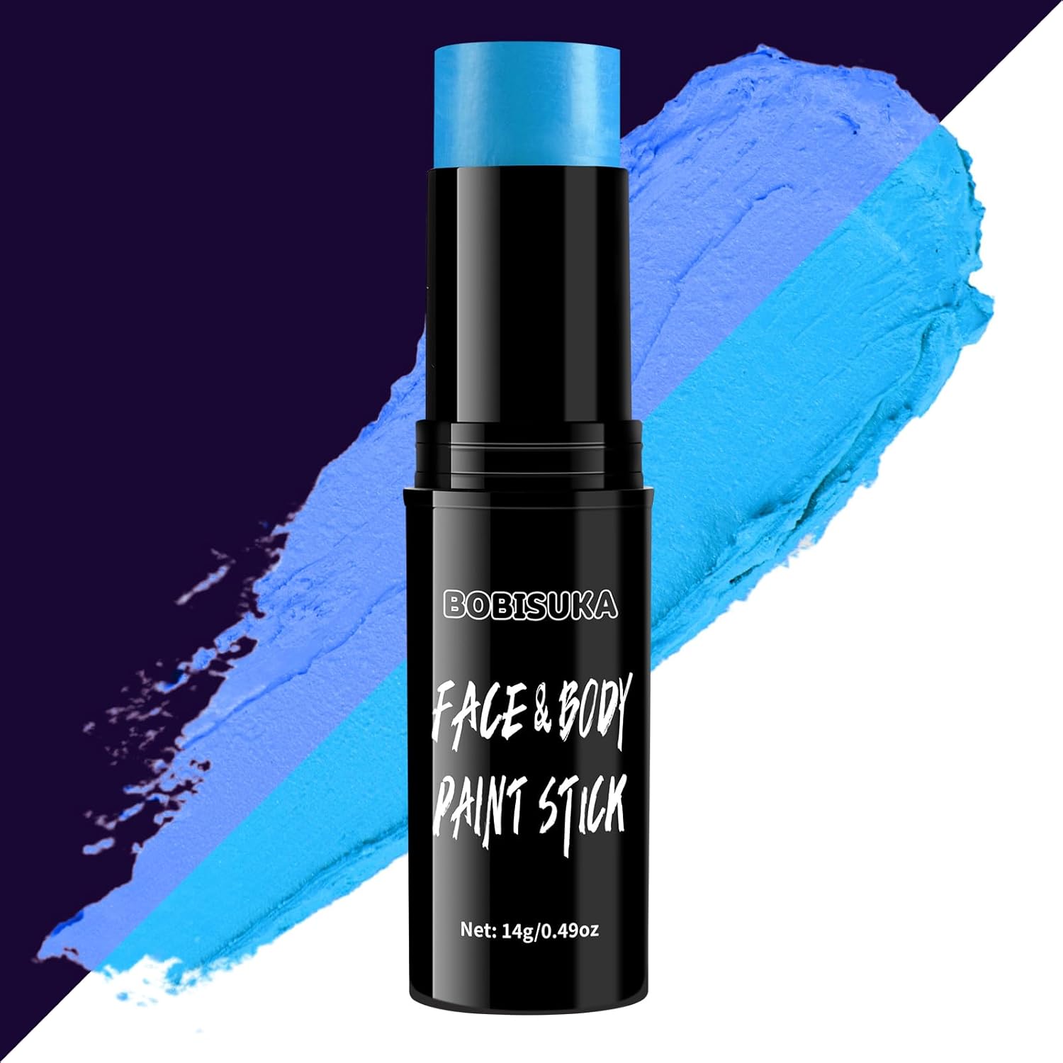 BOBISUKA Neon Blue UV Glow Body Paint Stick