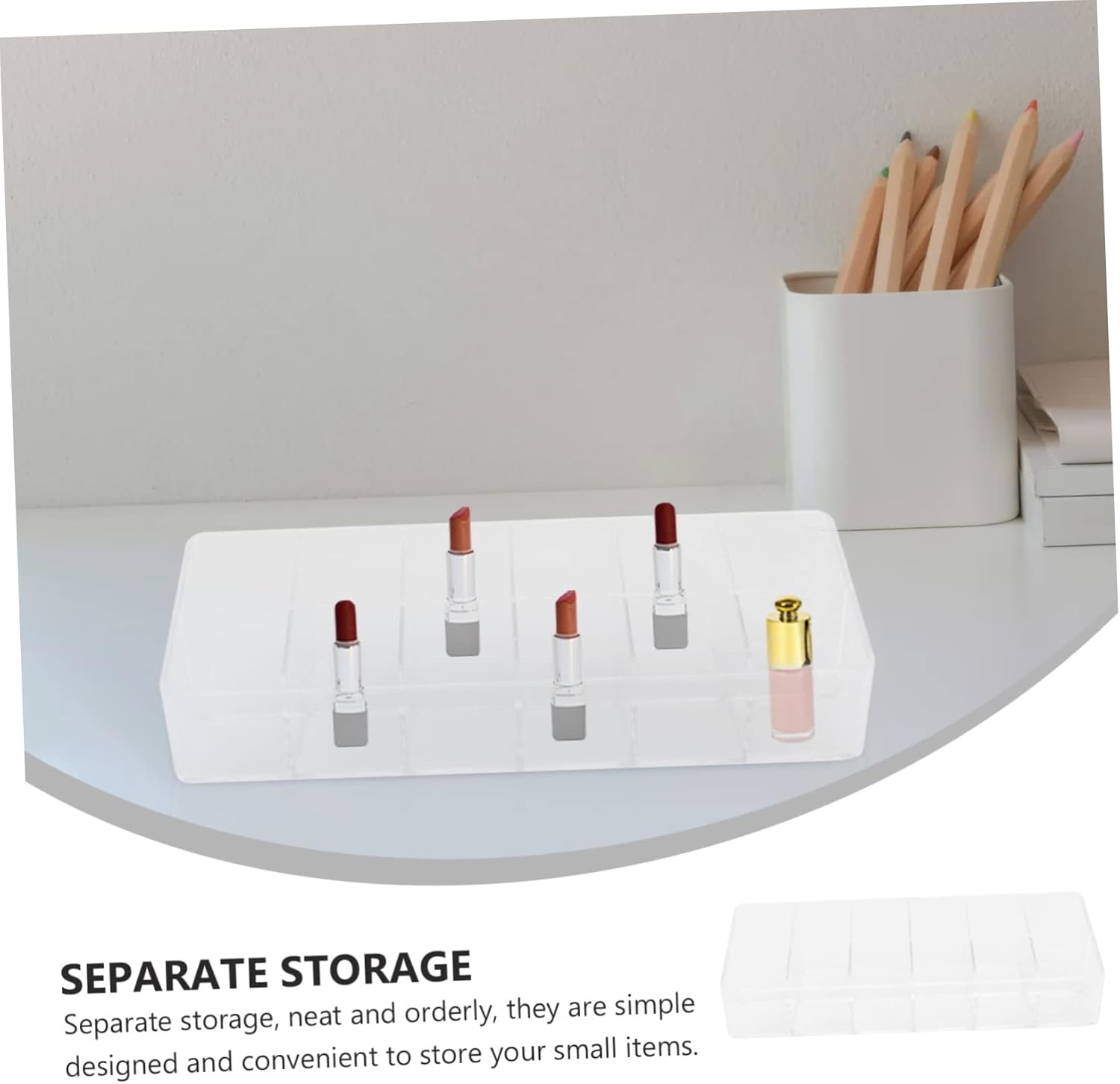FRCOLOR Multi-Grid Lipstick Display Case