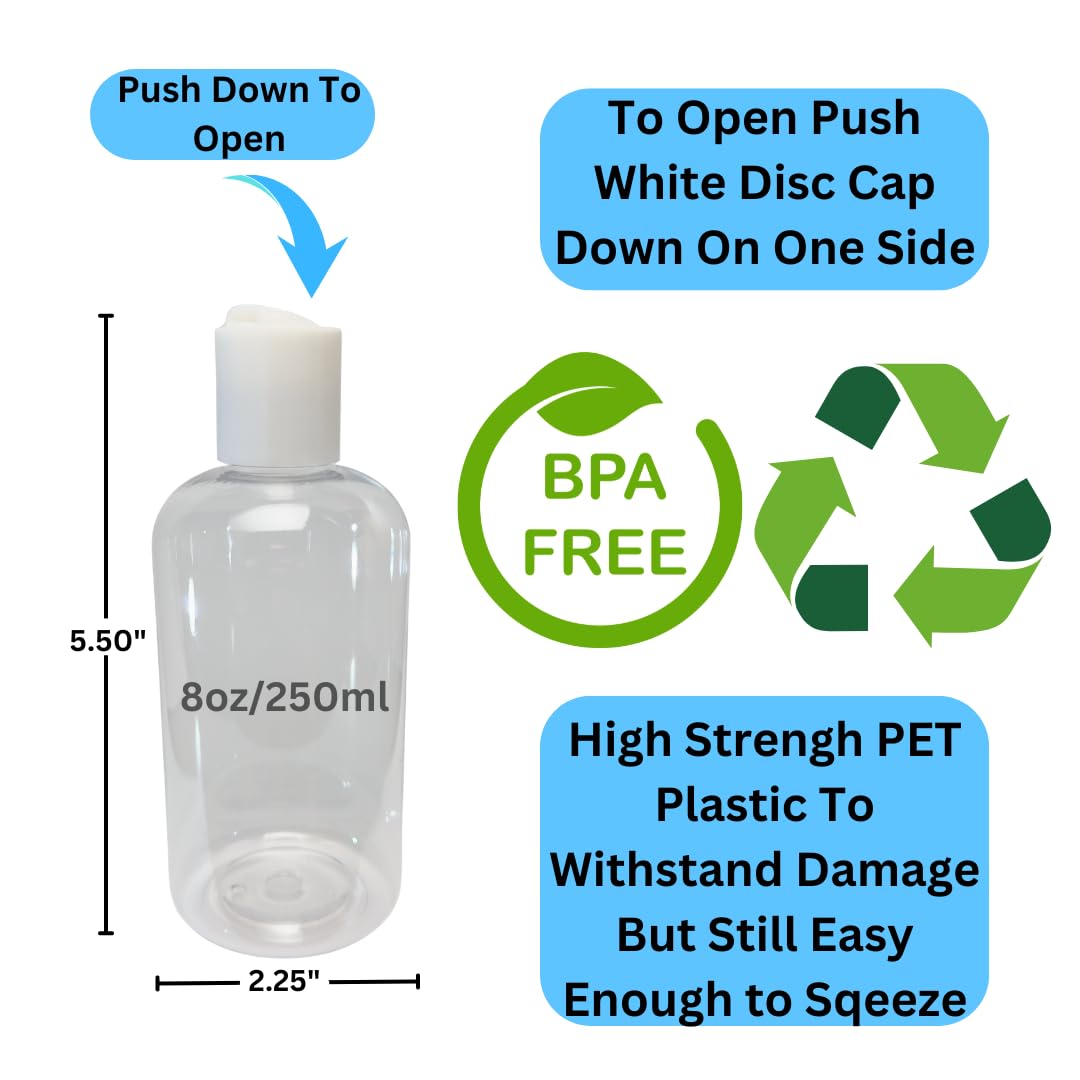 Serious Soil 8 oz Squeeze Bottles 2-Pack BPA-Free Leak Proof
