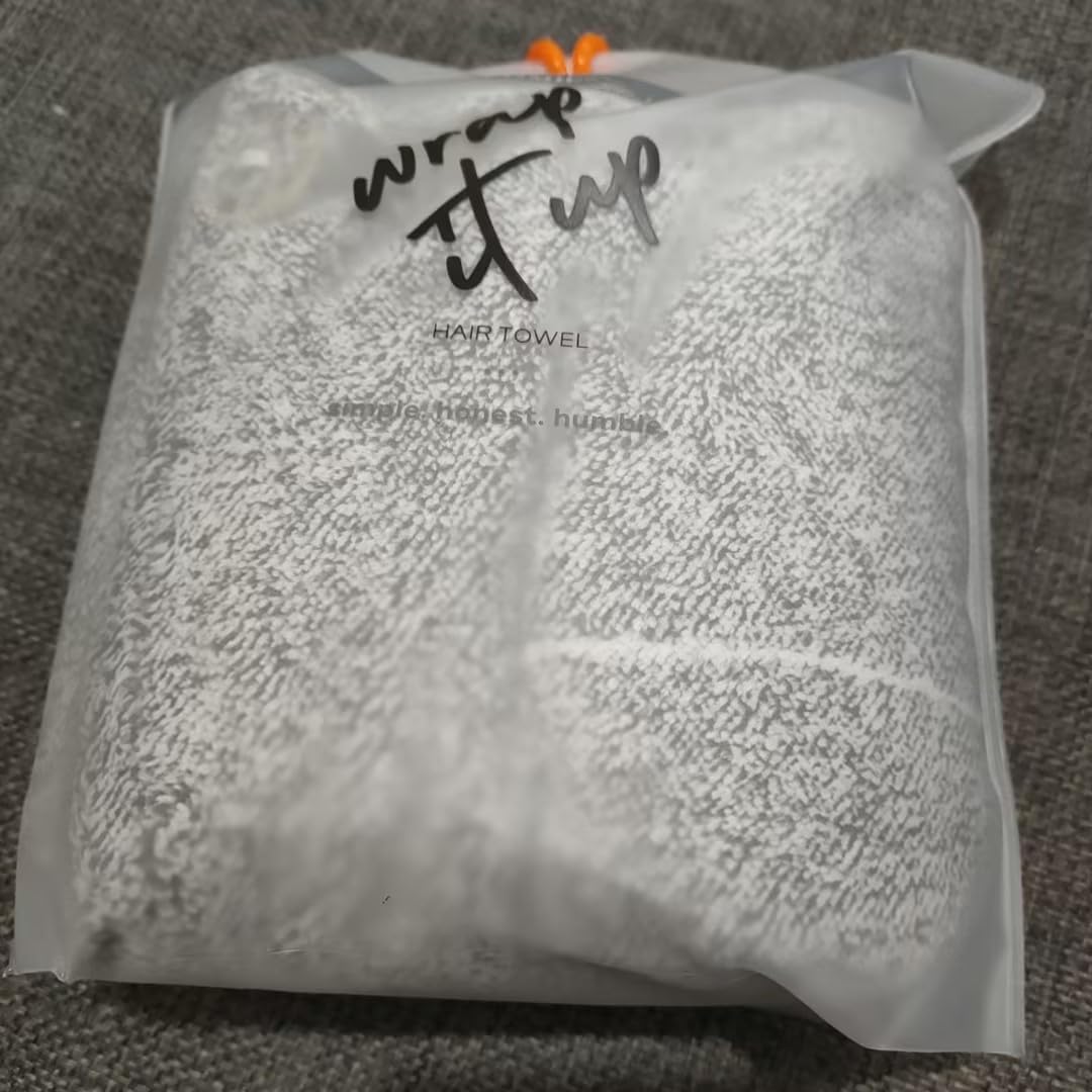 BAWYU 2 Pack Microfiber Hair Towel Wrap