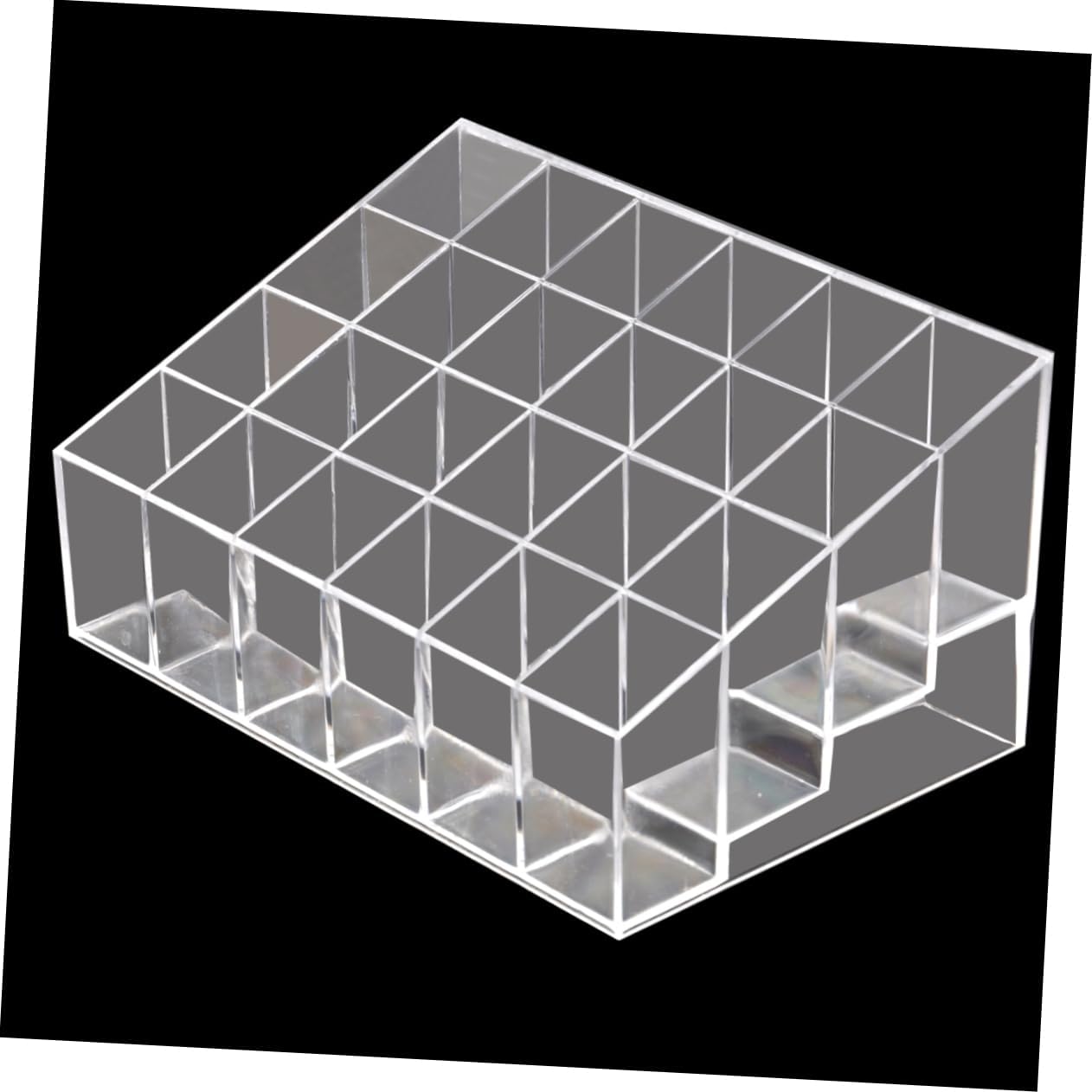 Ipetboom Acrylic Makeup Display Organizer with 24 Compartments