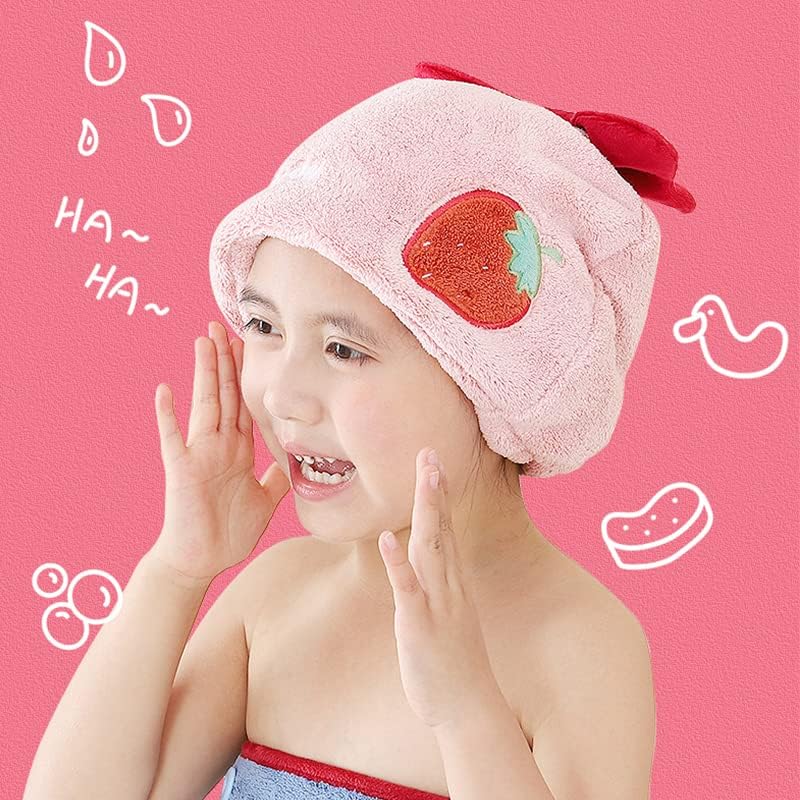Foyadi Hair Drying Towel for Kids Girls