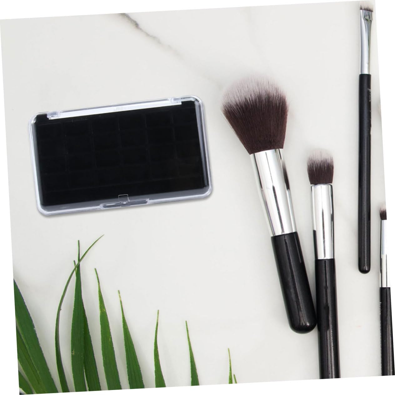 WRITWAA 2Pcs Cosmetic Case for Eyeshadow Lipstick Storage