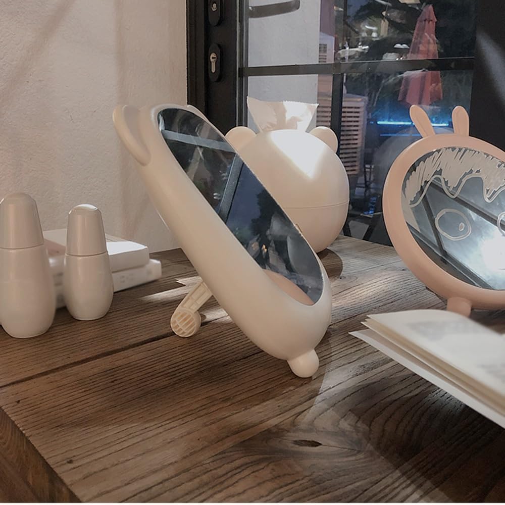 APLUSH Portable Folding Makeup Mirror with Wall Mount