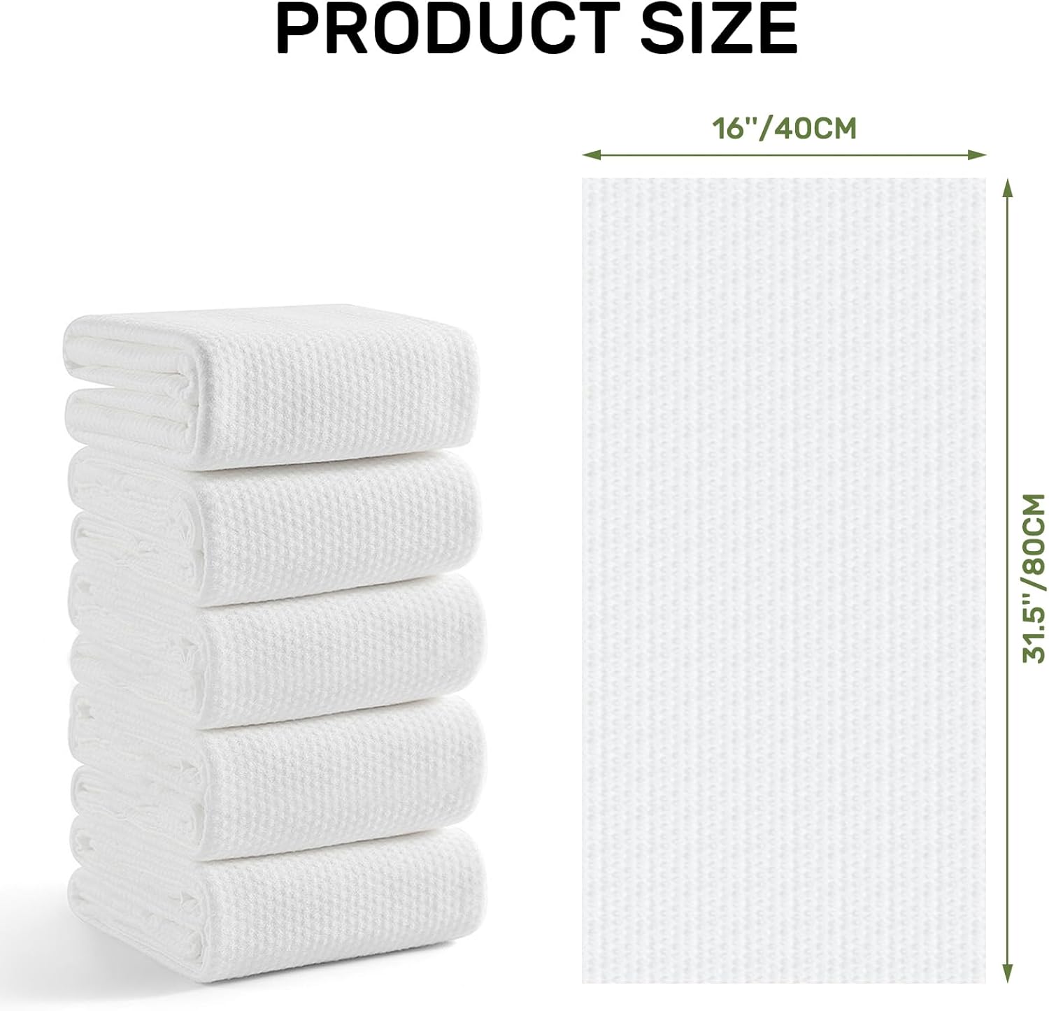 Disposable Bath Hair Drying Towels 50 Count Super Absorbent Luxury Towels