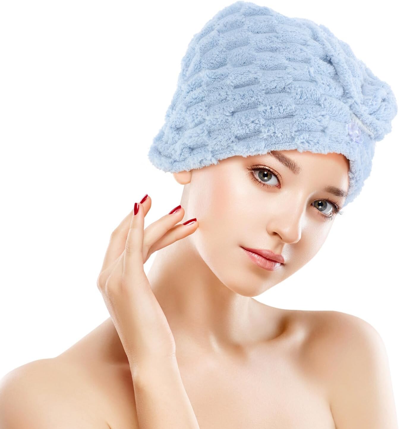 Minkissy Hair Drying Towel Wrap for Women 1