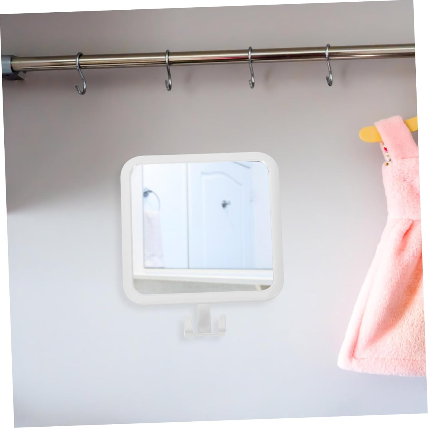 PRETYZOOM Suction Cup Wall Mirror - Fogless Makeup Mirror for Bathroom
