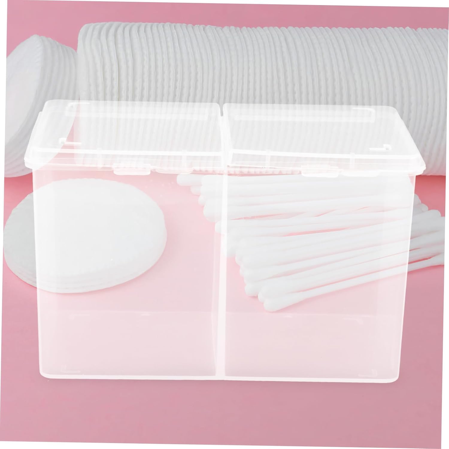 Cotton Pads Storage Holder Makeup Organizer Case